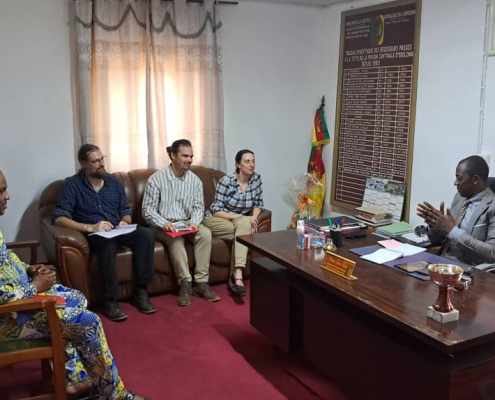Working meeting with the Director of Ebolowa Jail