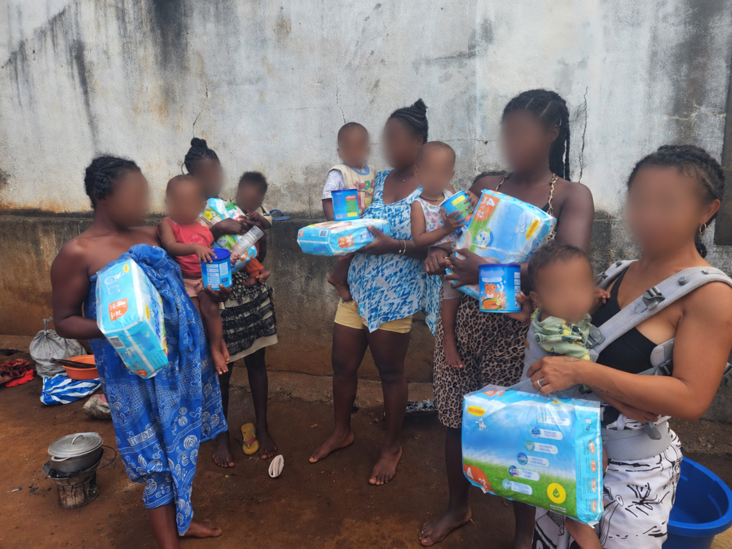 Mamans détenues et leurs bébés soutenus par Grandir Dignement à Madagascar